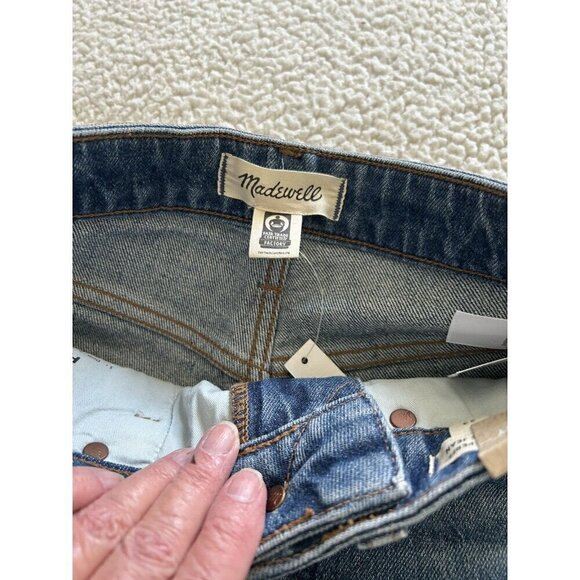MADEWELL The Curvy Perfect Vintage Jean Blue Decatur Wash Tapered Leg Size 23 - Picture 6 of 11